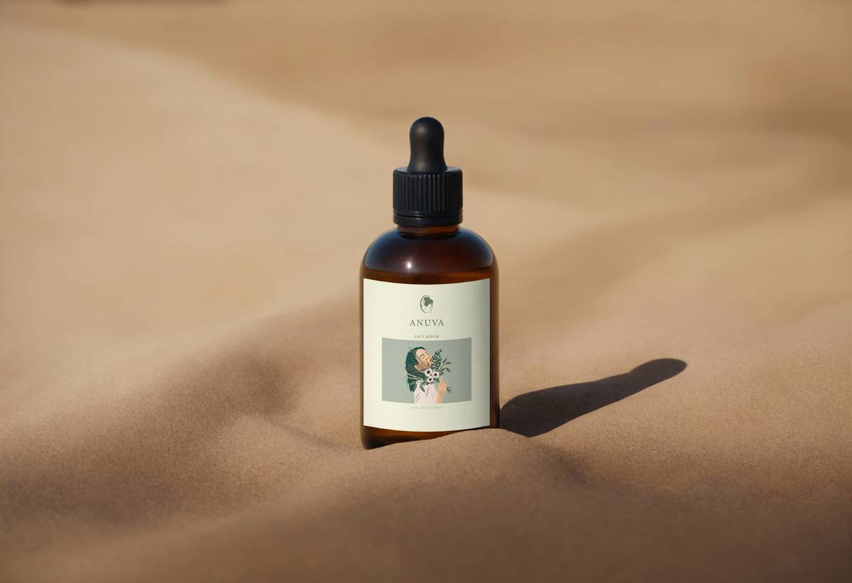 Woman applying the good oil face oil to damp skin for maximum absorption